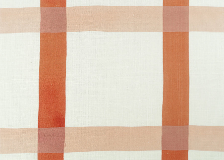 Terracotta and Salt Pink on White