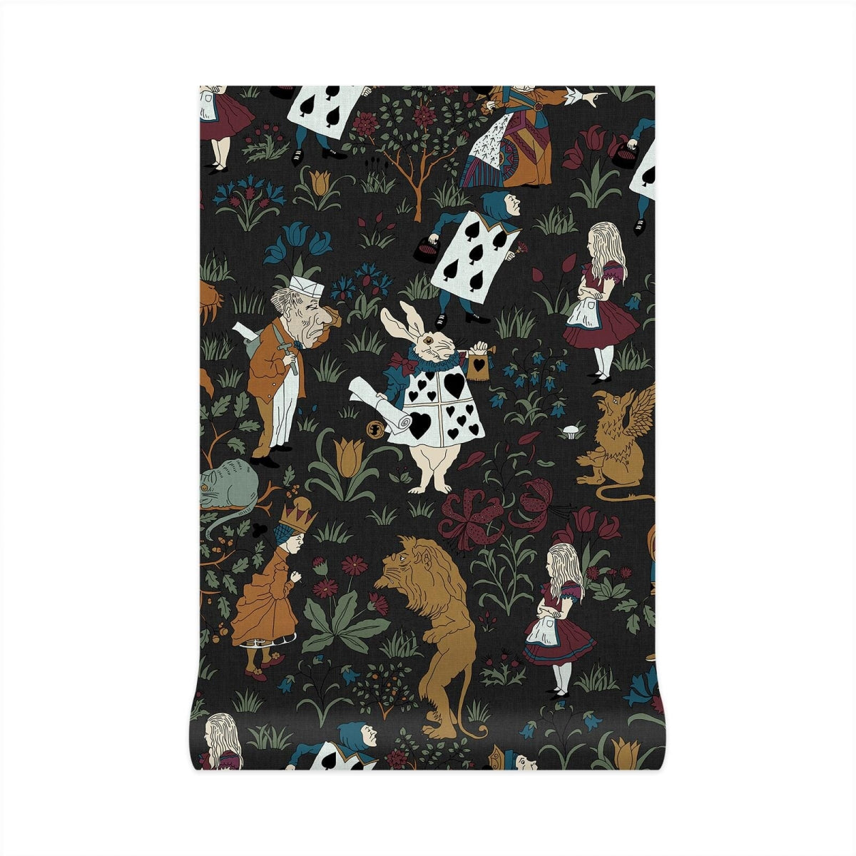 Alice in Wonderland – Walnut Wallpaper