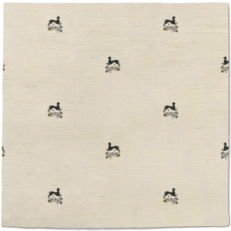 Beastly Blooms Grasscloth