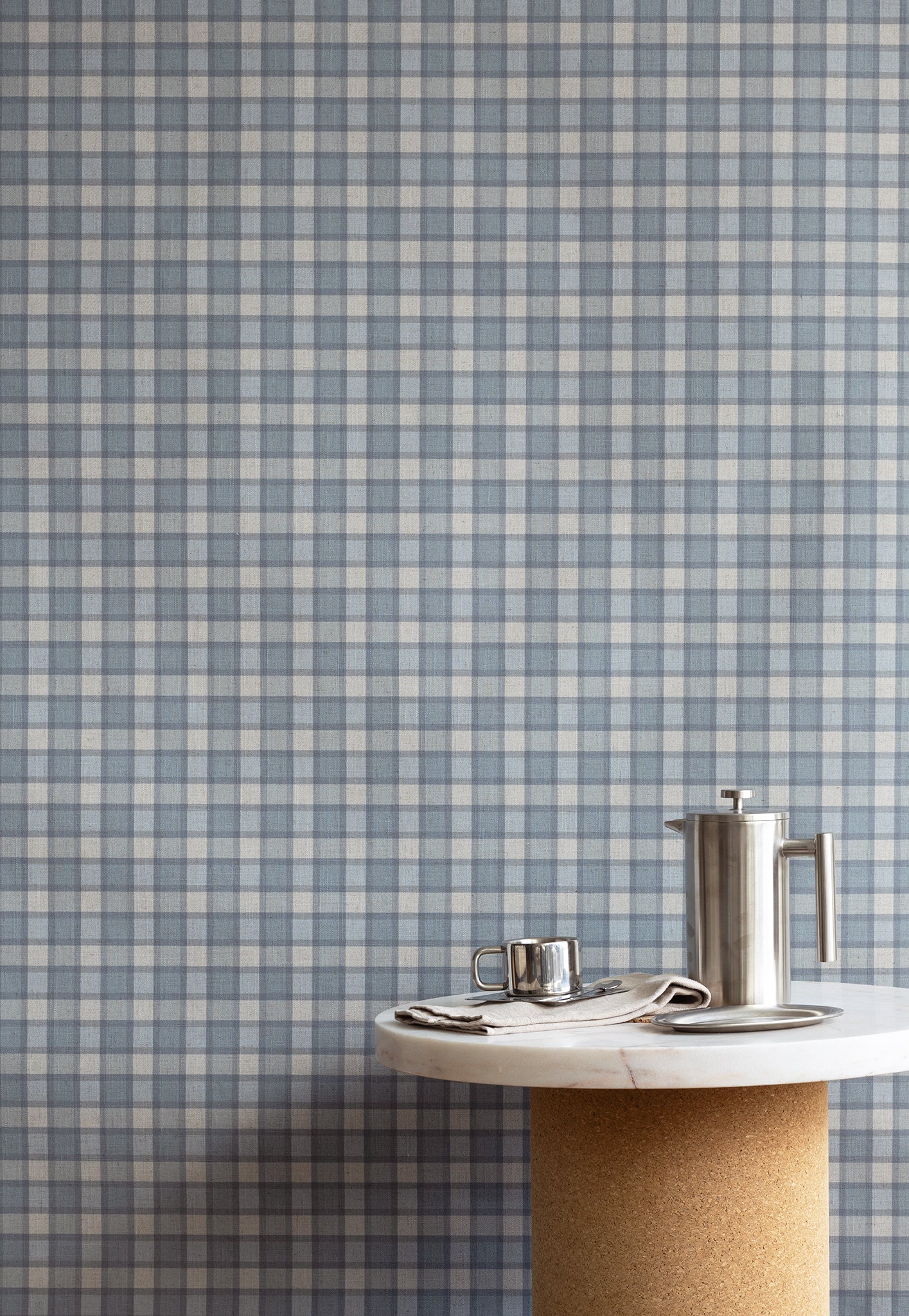 Check Plaid Linen