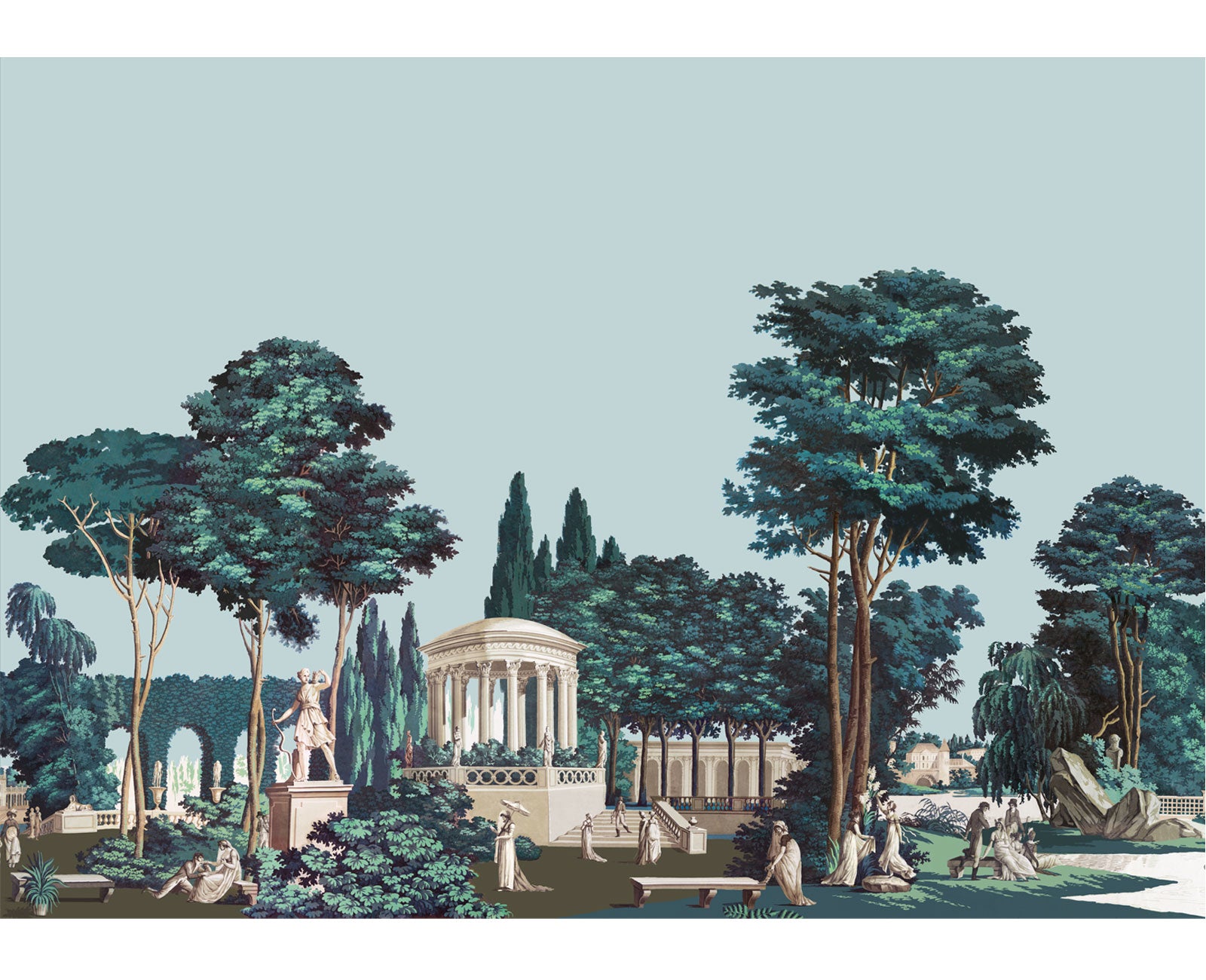 English Garden Mural