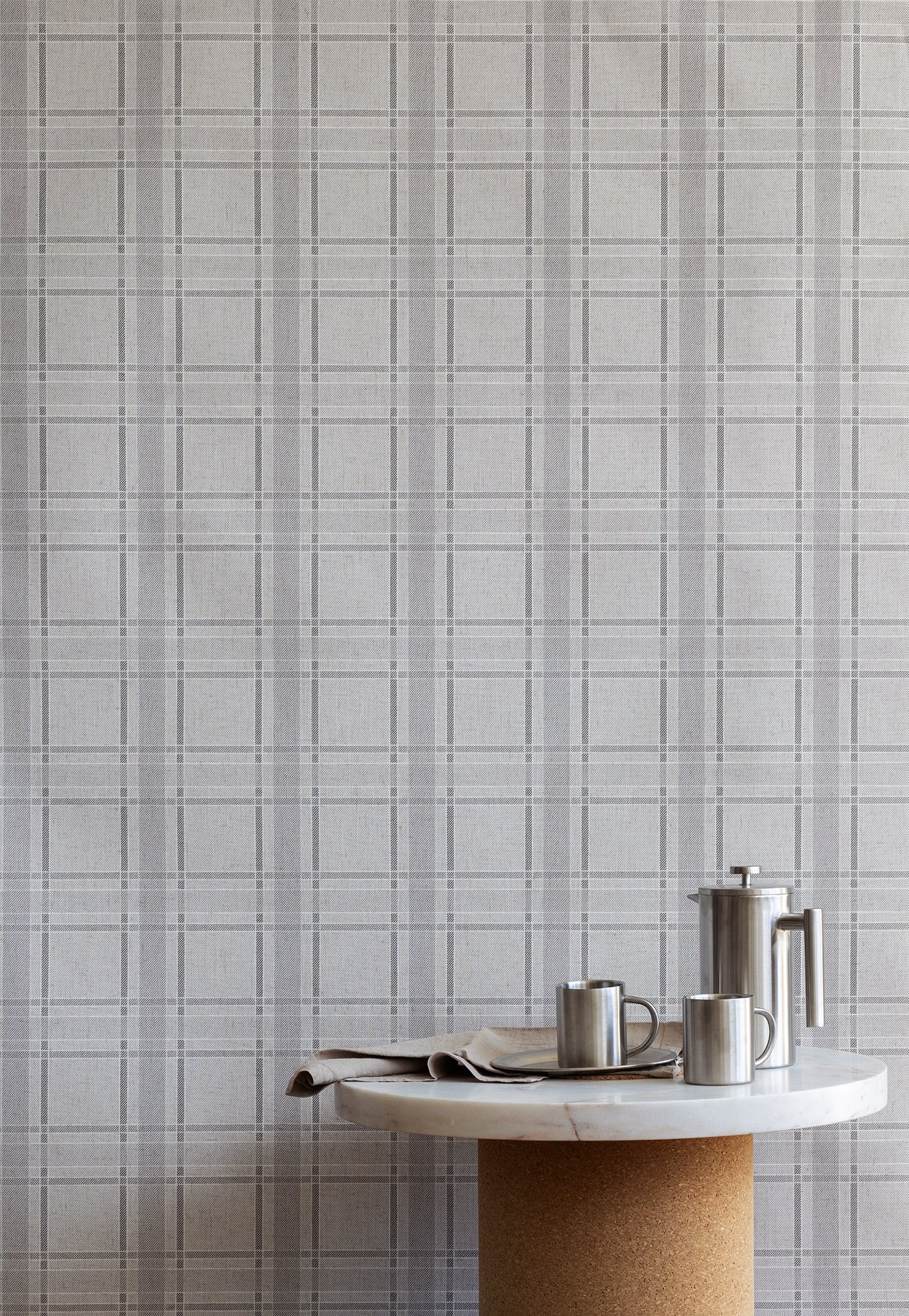 London Plaid Linen