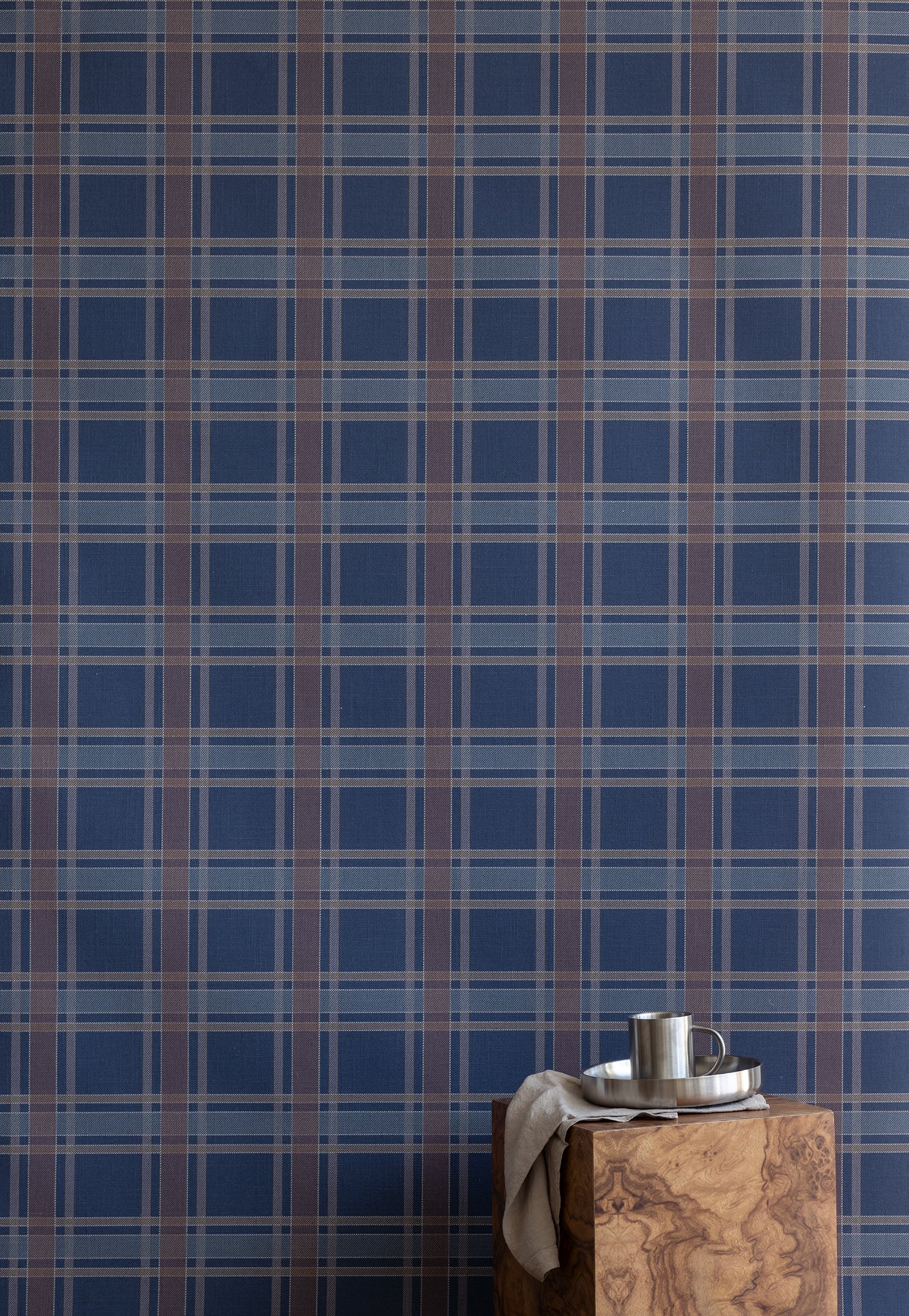London Plaid Linen