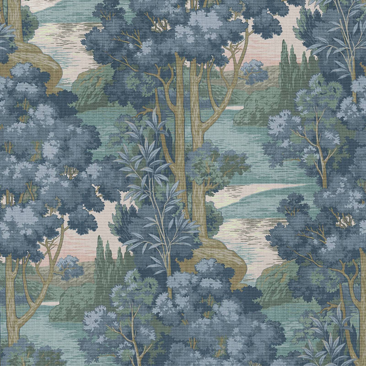 Halcyon Thistle Wallpaper House of Hackney