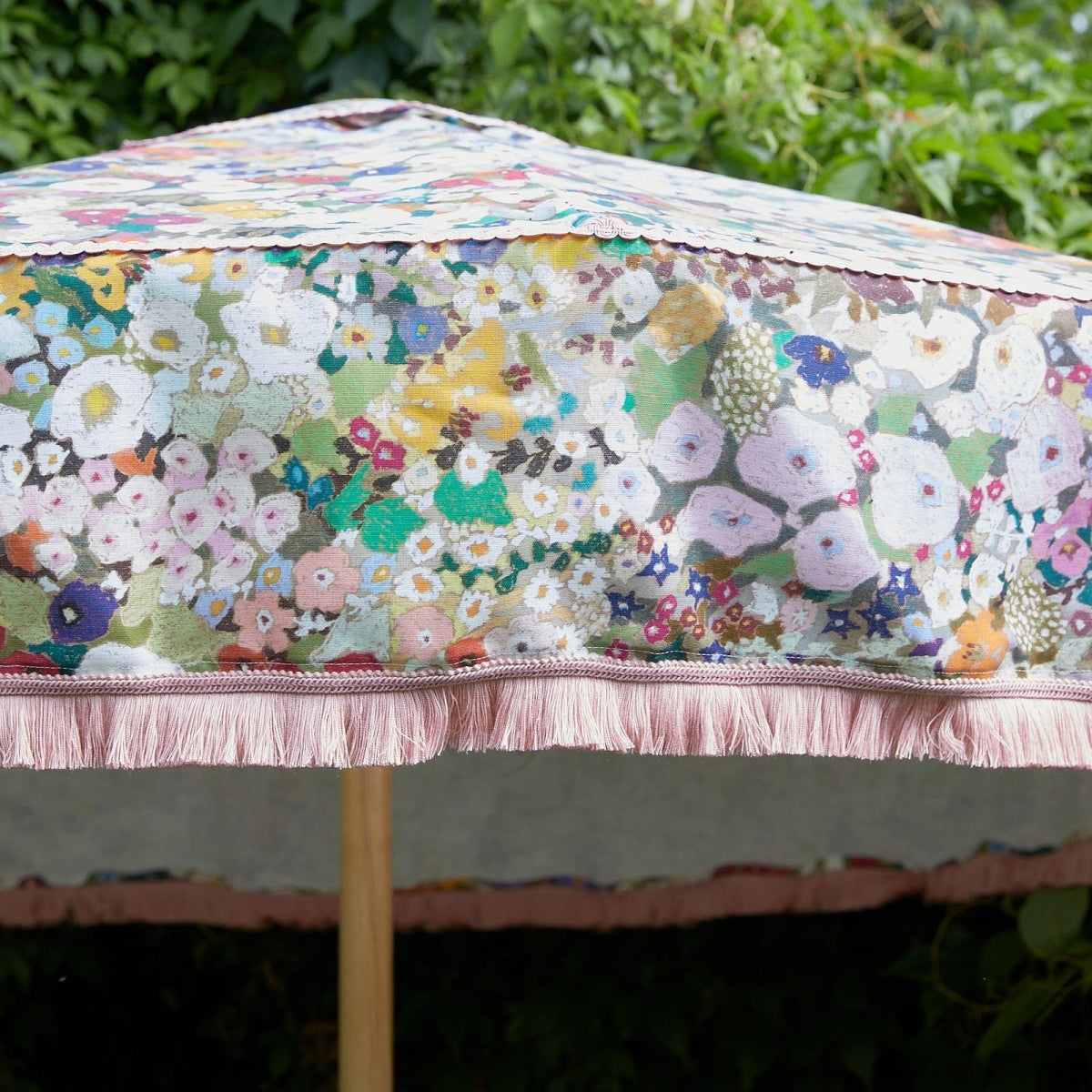 Hollyhocks Outdoor Performance Fabric