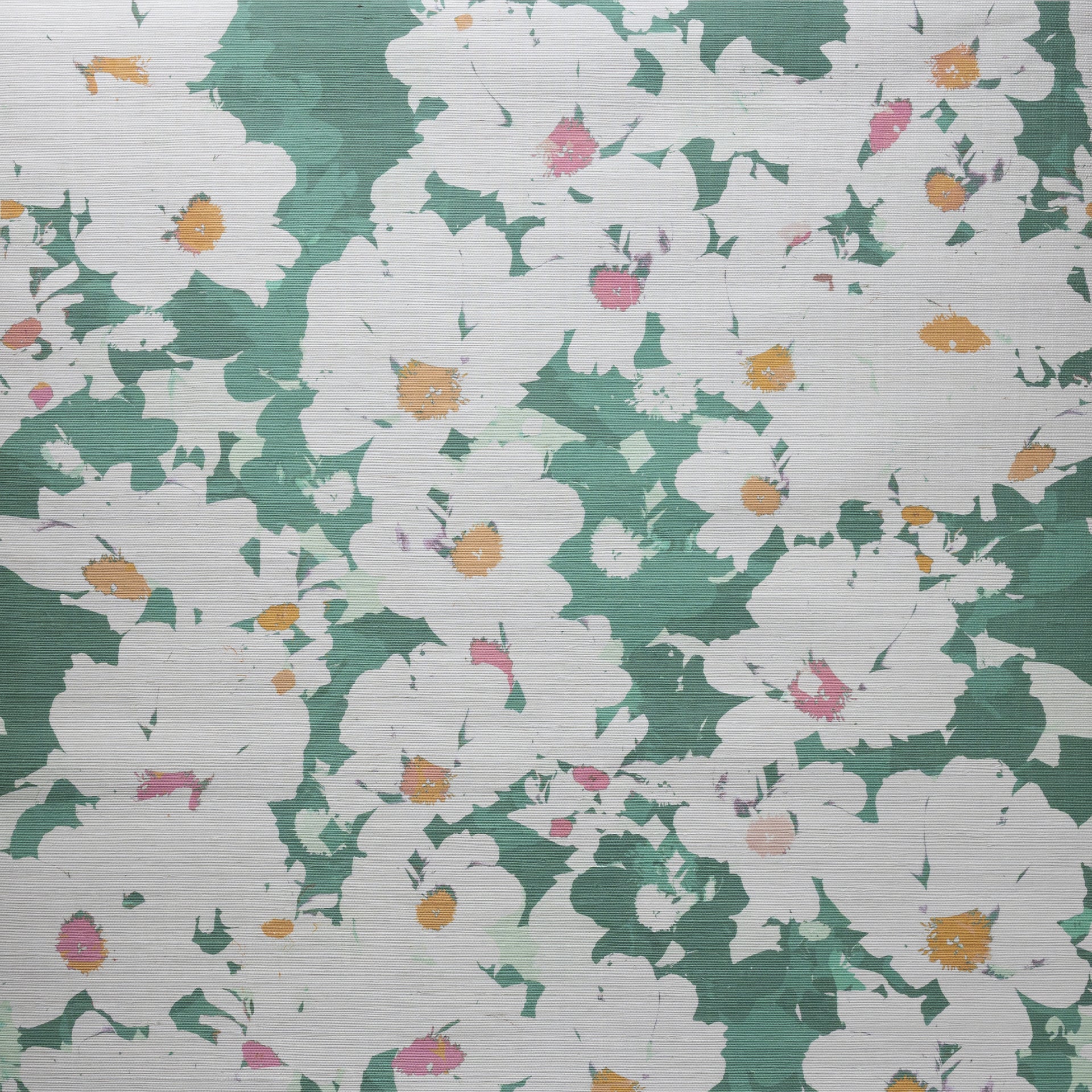 Big Peony Grasscloth
