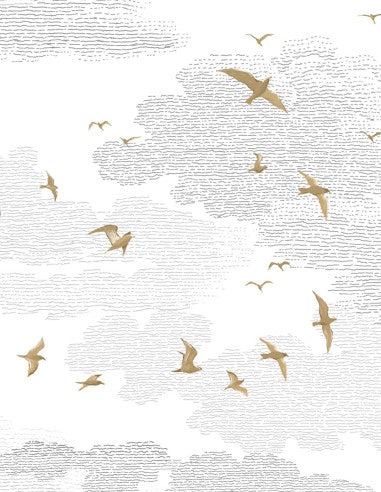 Les Oiseaux Wallpaper Pack - 1164 Yellow Ochre