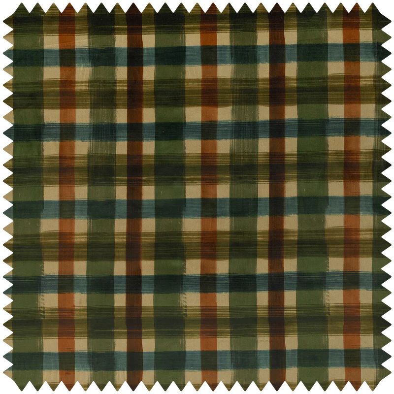 London Fields Check Velvet