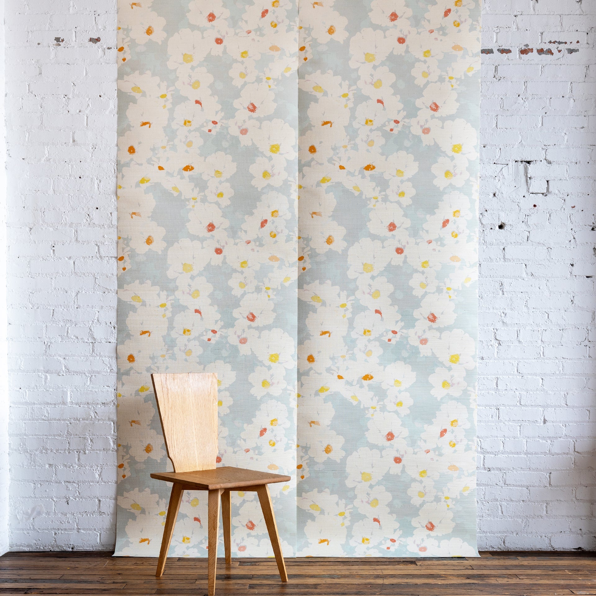 Big Peony Grasscloth