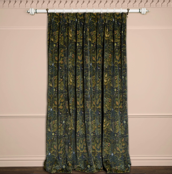 Moon Garden Velvet Fabric