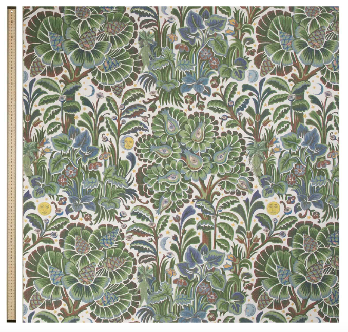Moon Garden Cotton Linen Fabric