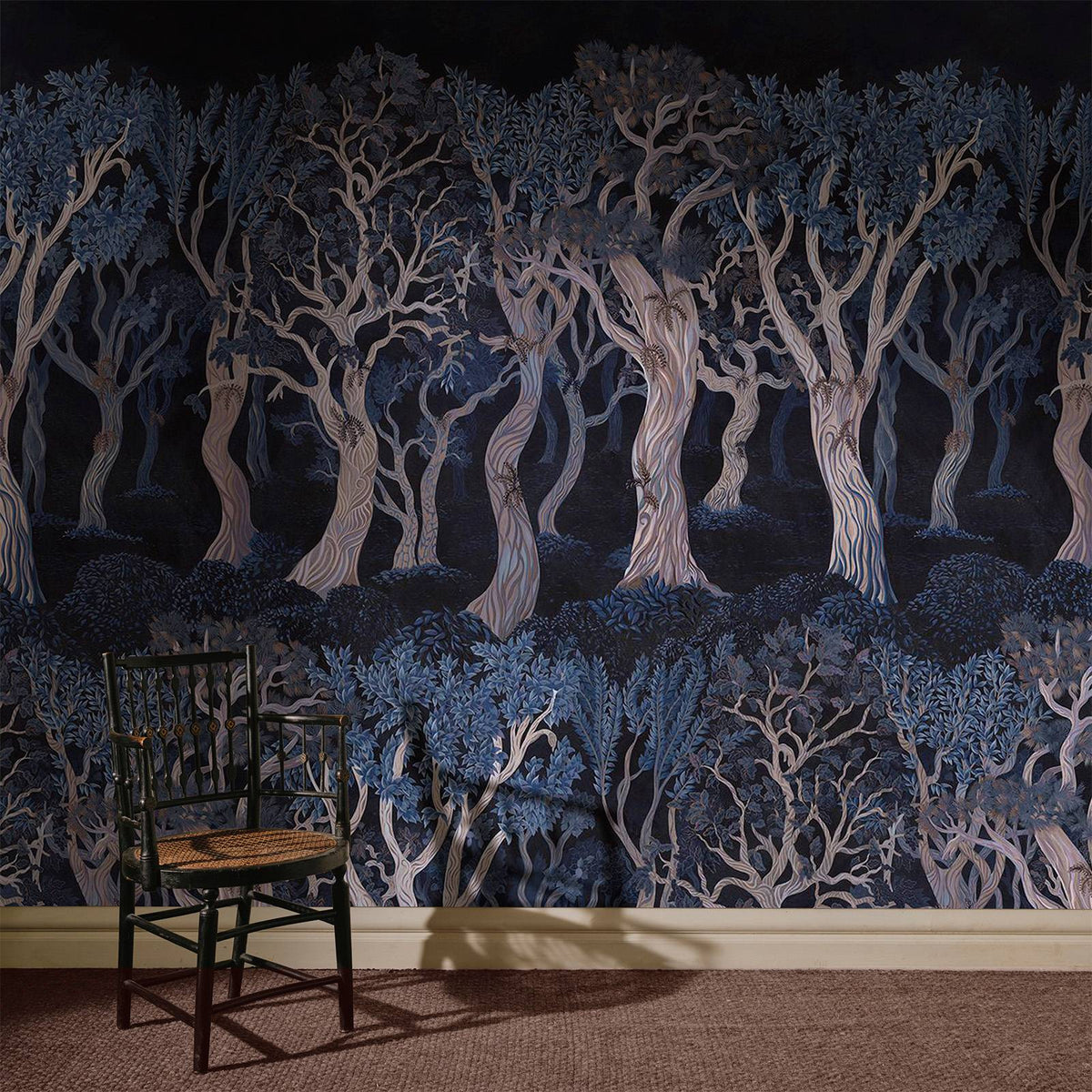 Overstory Midnight Wallpaper House of Hackney