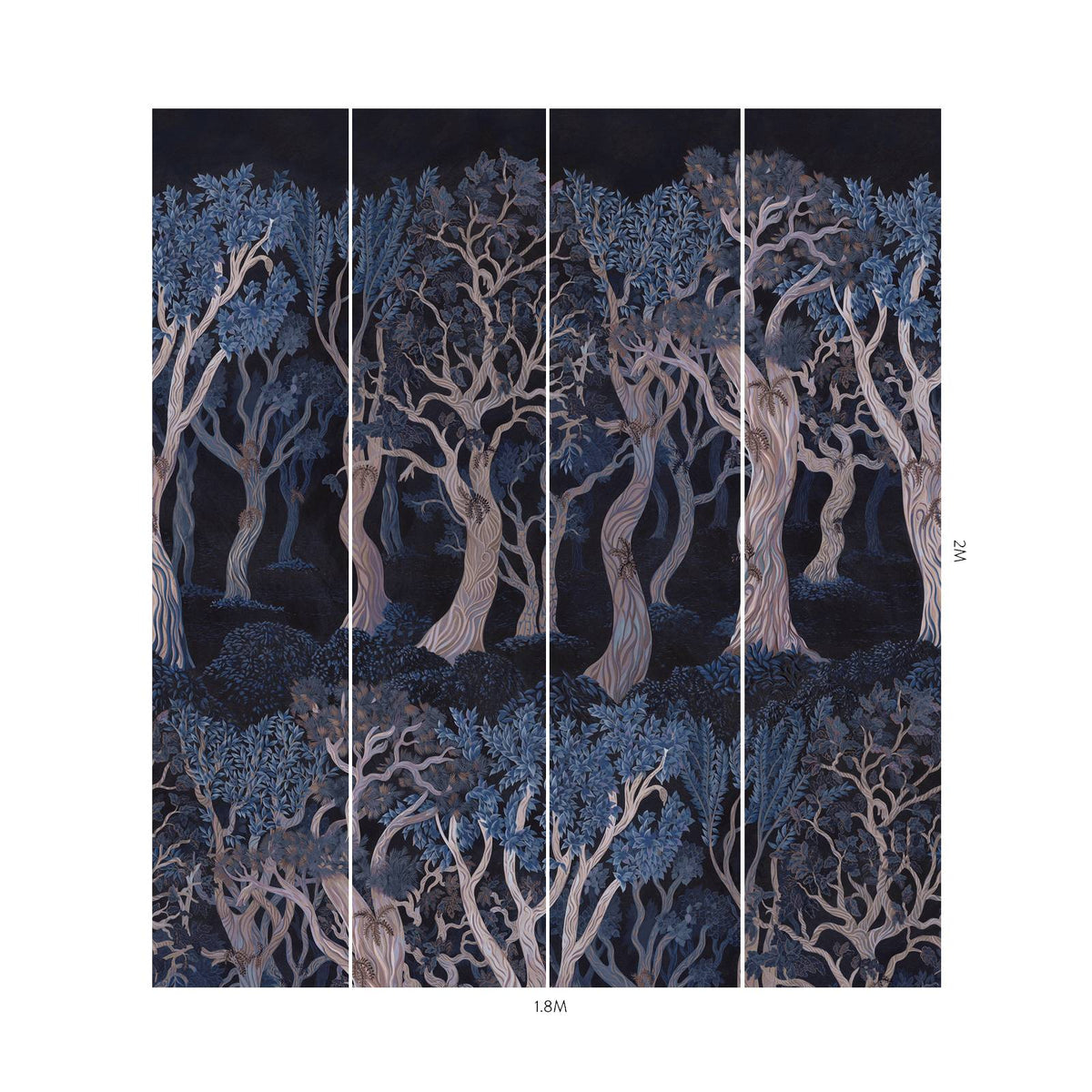Overstory Midnight Wallpaper House of Hackney