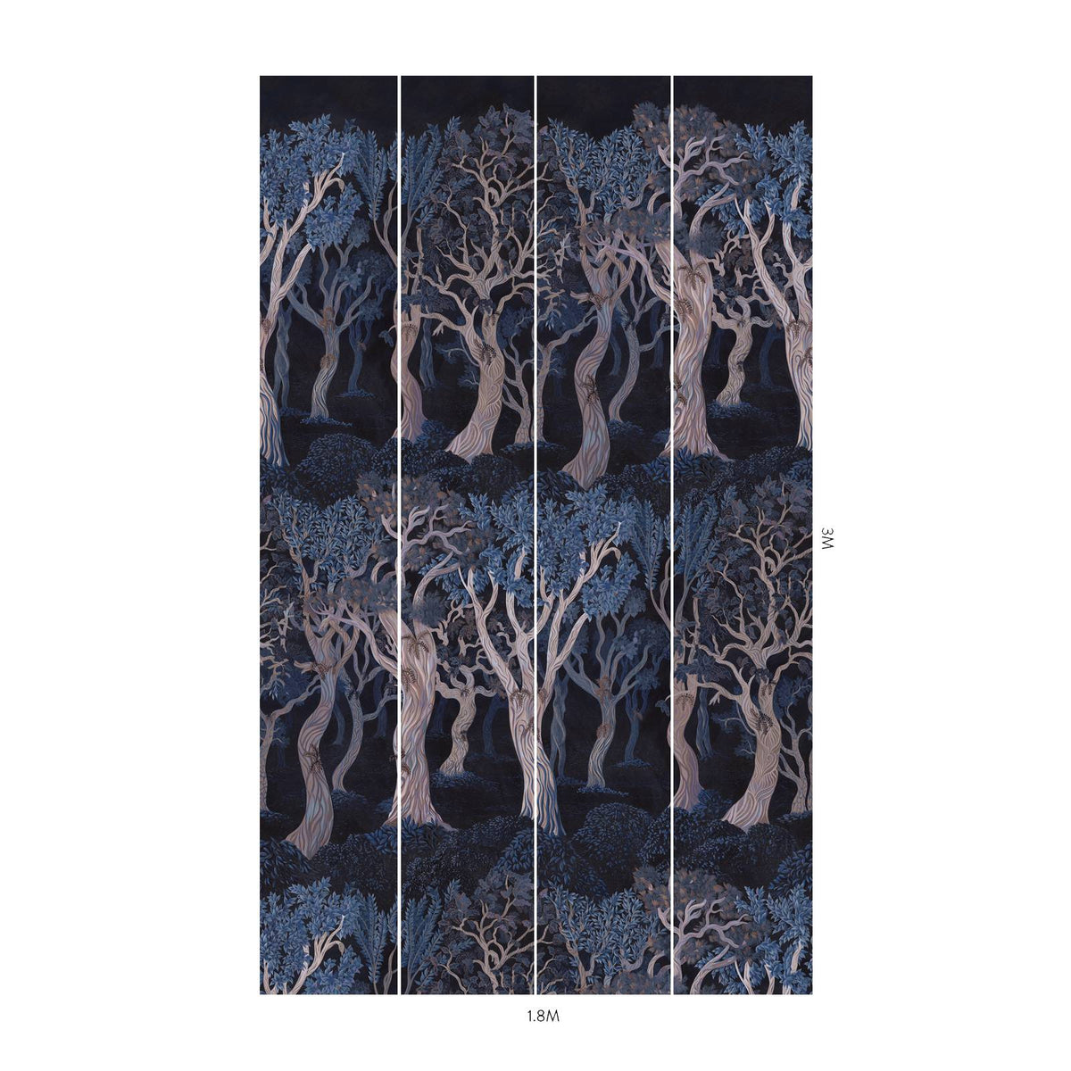 Overstory Midnight Wallpaper House of Hackney