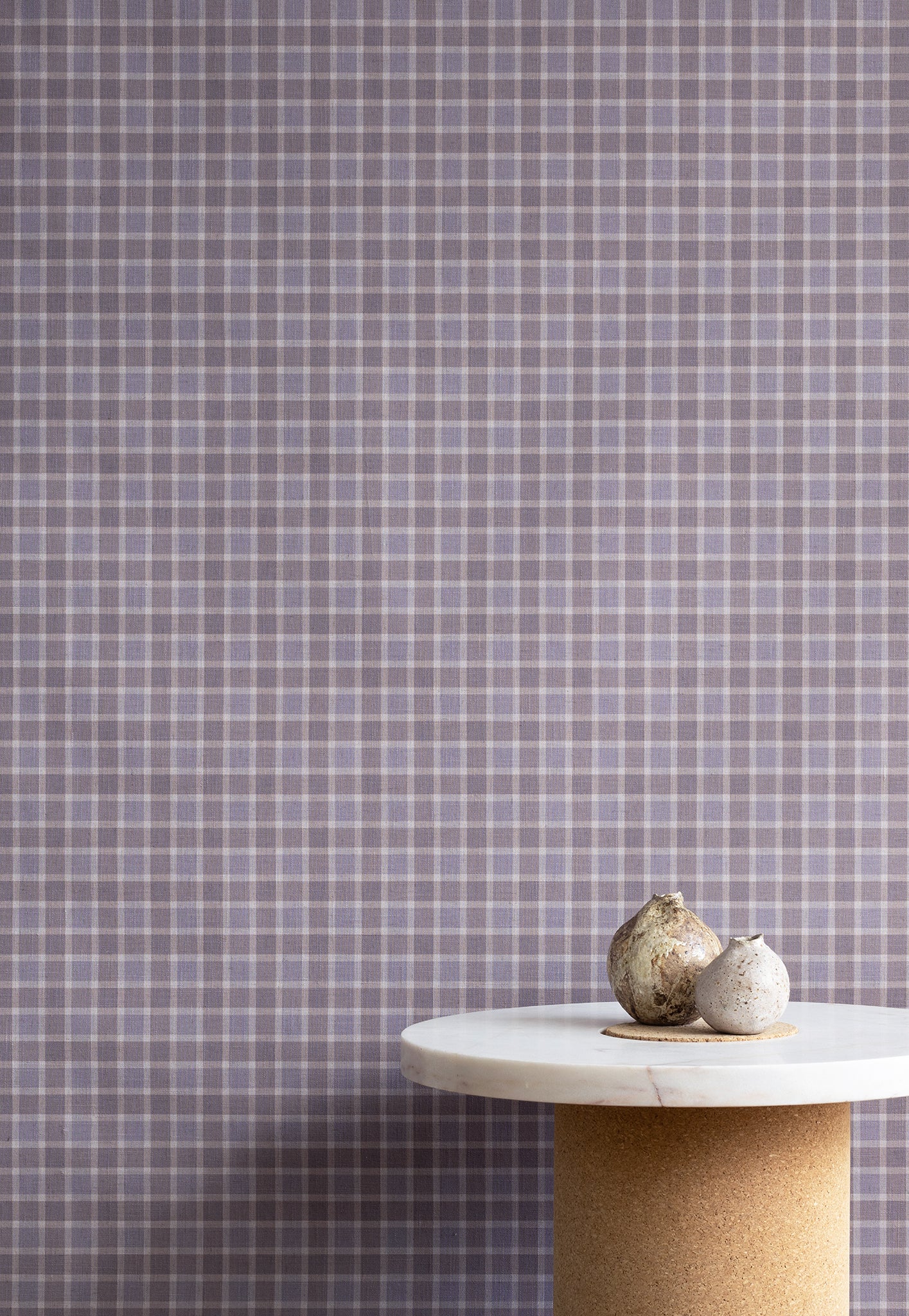 Check Plaid Linen