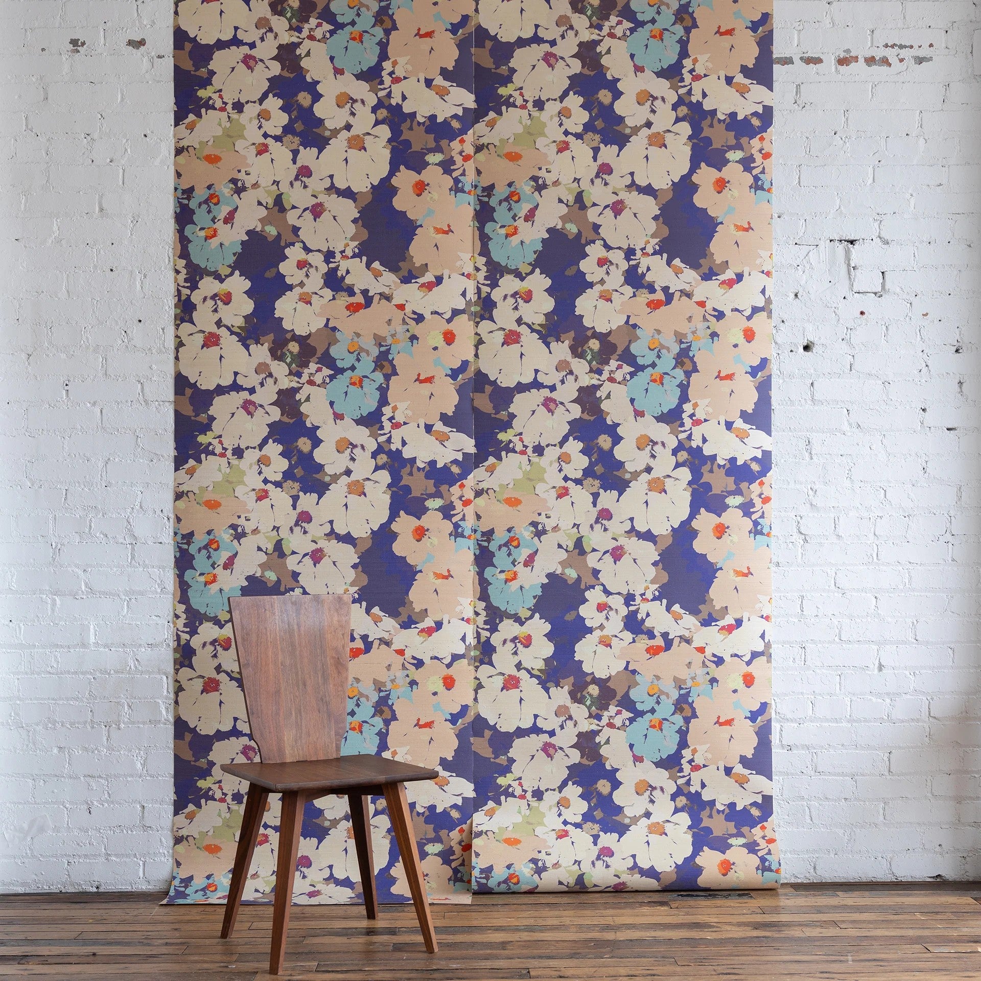 Big Peony Grasscloth
