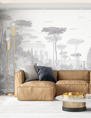 Rezo Roma Walnut Rome – Walnut Wallpaper