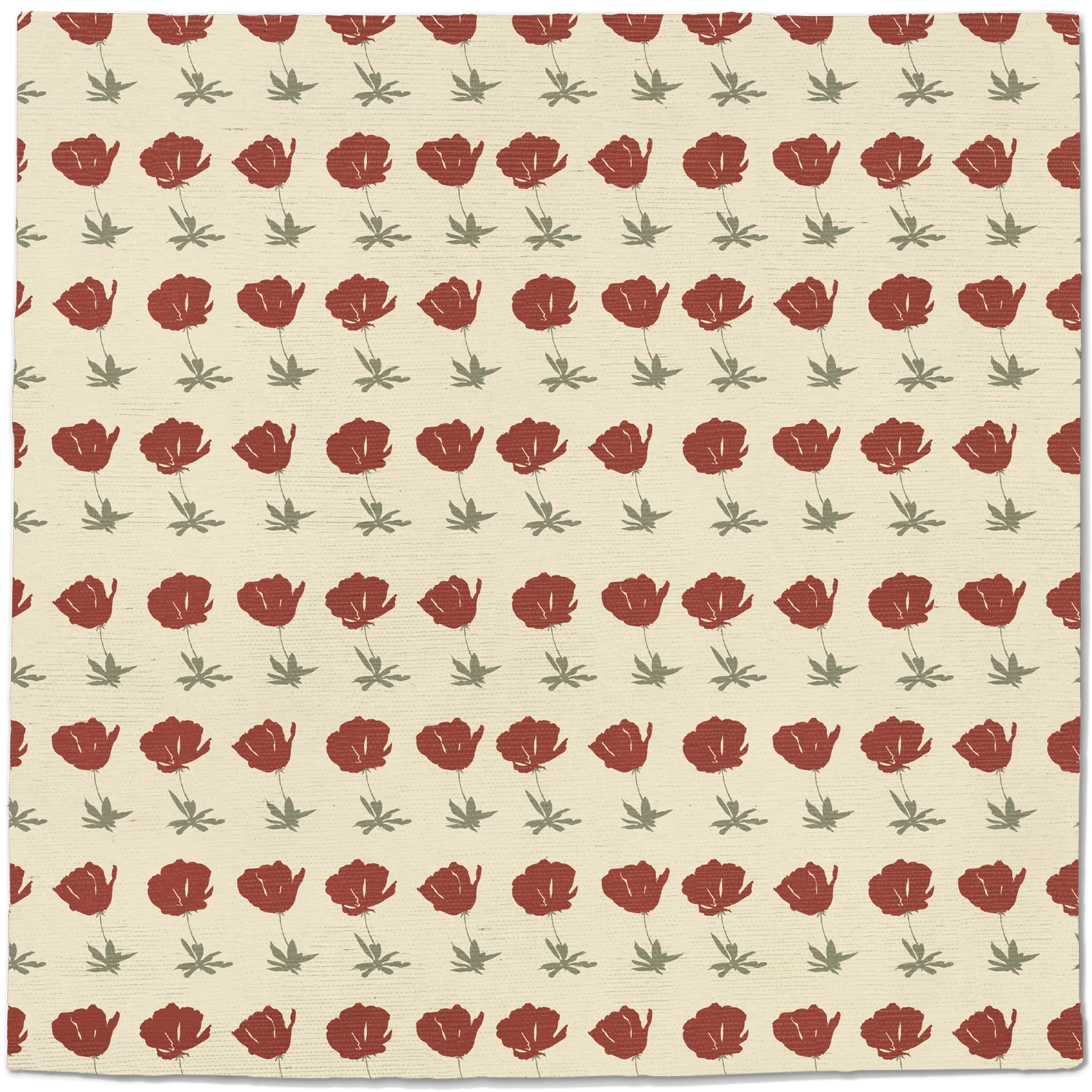 Poppy Fields Grasscloth