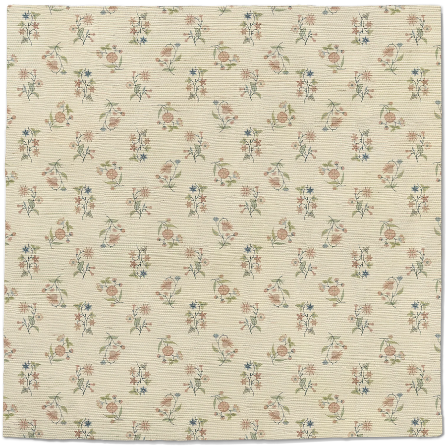 Floral Cascade Grasscloth