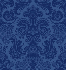 Flocked Blue on Navy