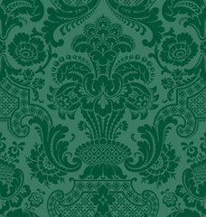 Flocked Green on Light Green