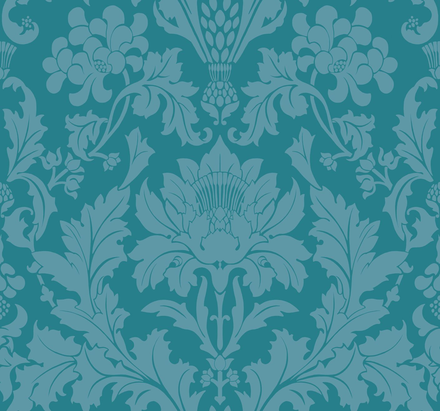 Light Teal on Teal