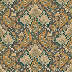Mustard/Brown & Forest Green
