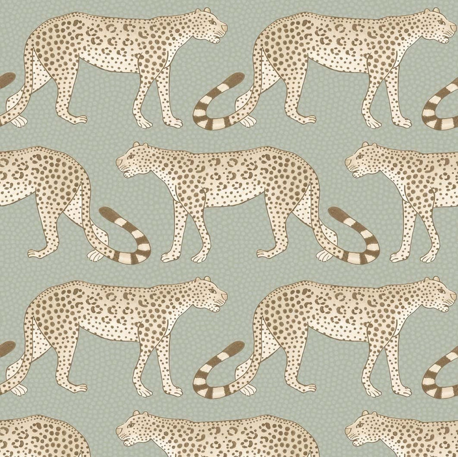Beige on Green