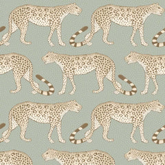Beige on Green