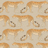 Orange on Taupe