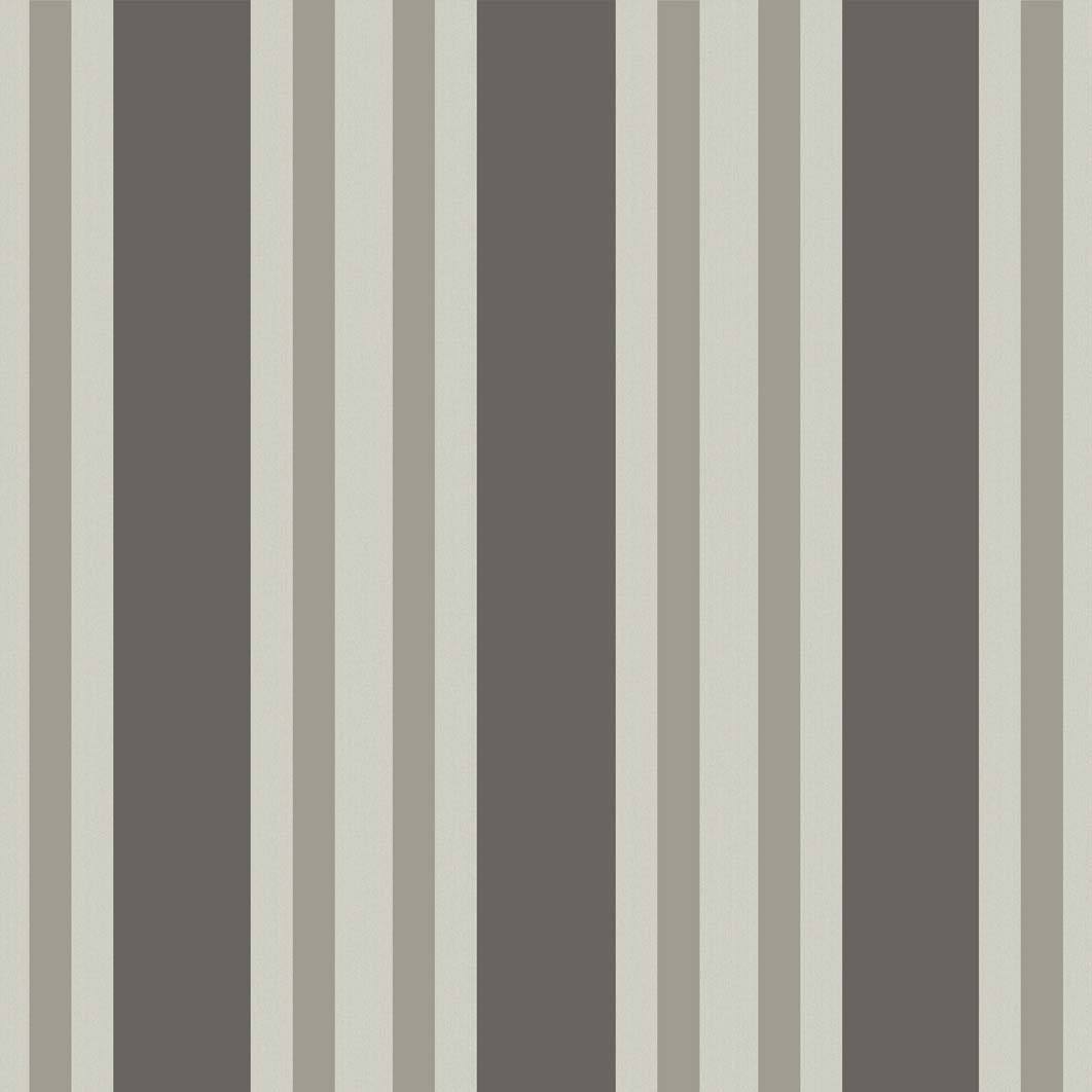 Polo Stripe – Walnut Wallpaper
