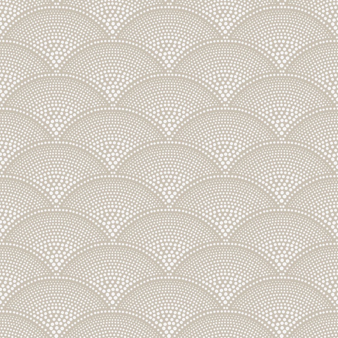 White on Taupe