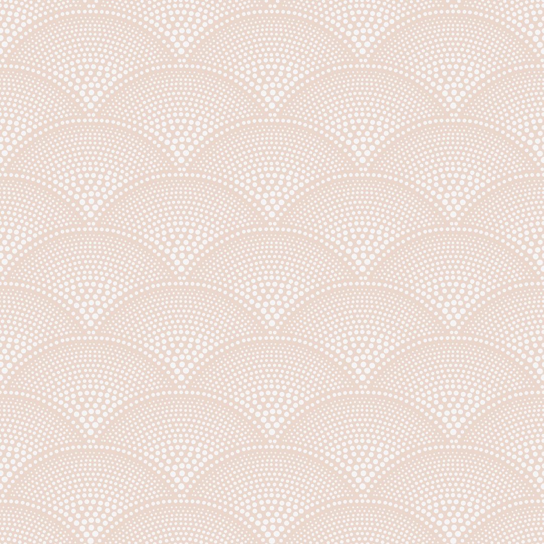White on Blush Pink