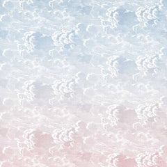 Sky Blue to Blush Ombre