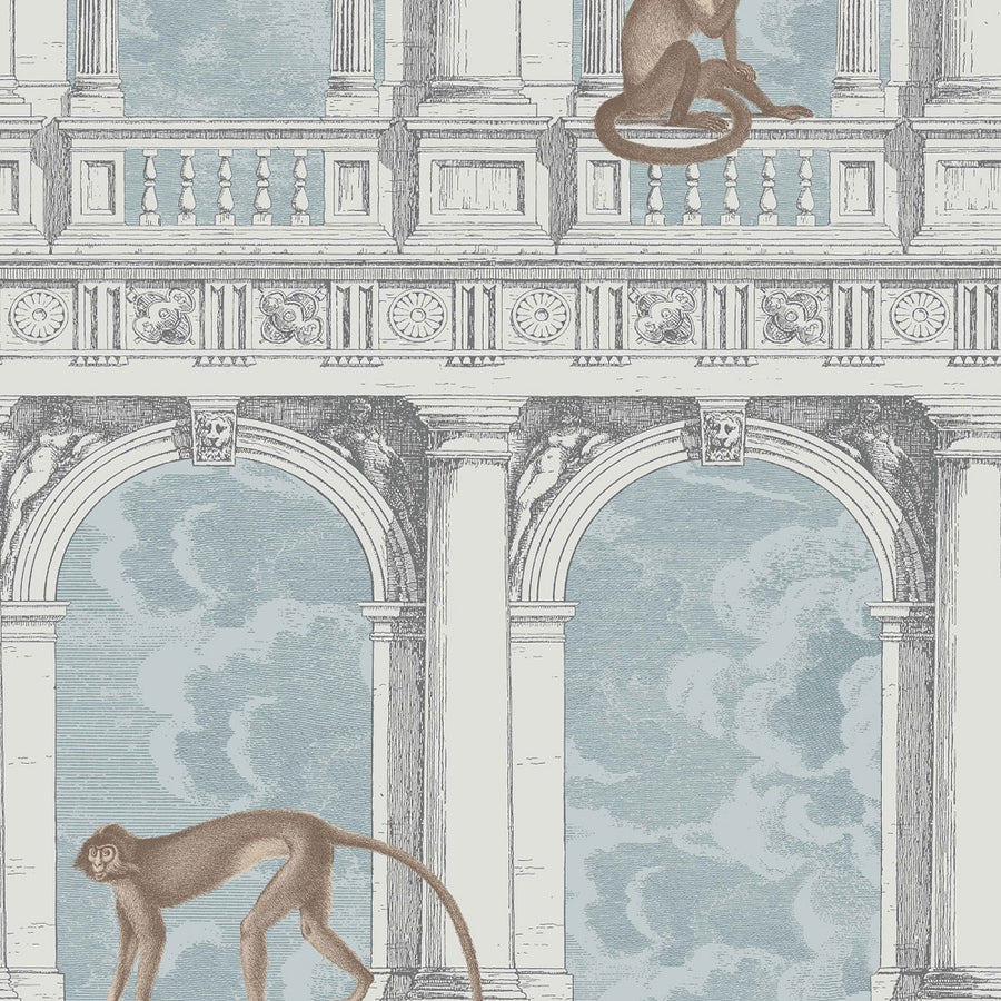 Grey/White/Warm Brown/Light Blue