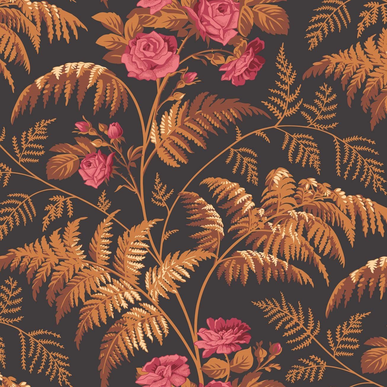 Orange on Black