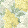 Shades of Yellow/Cream on Pale Blue