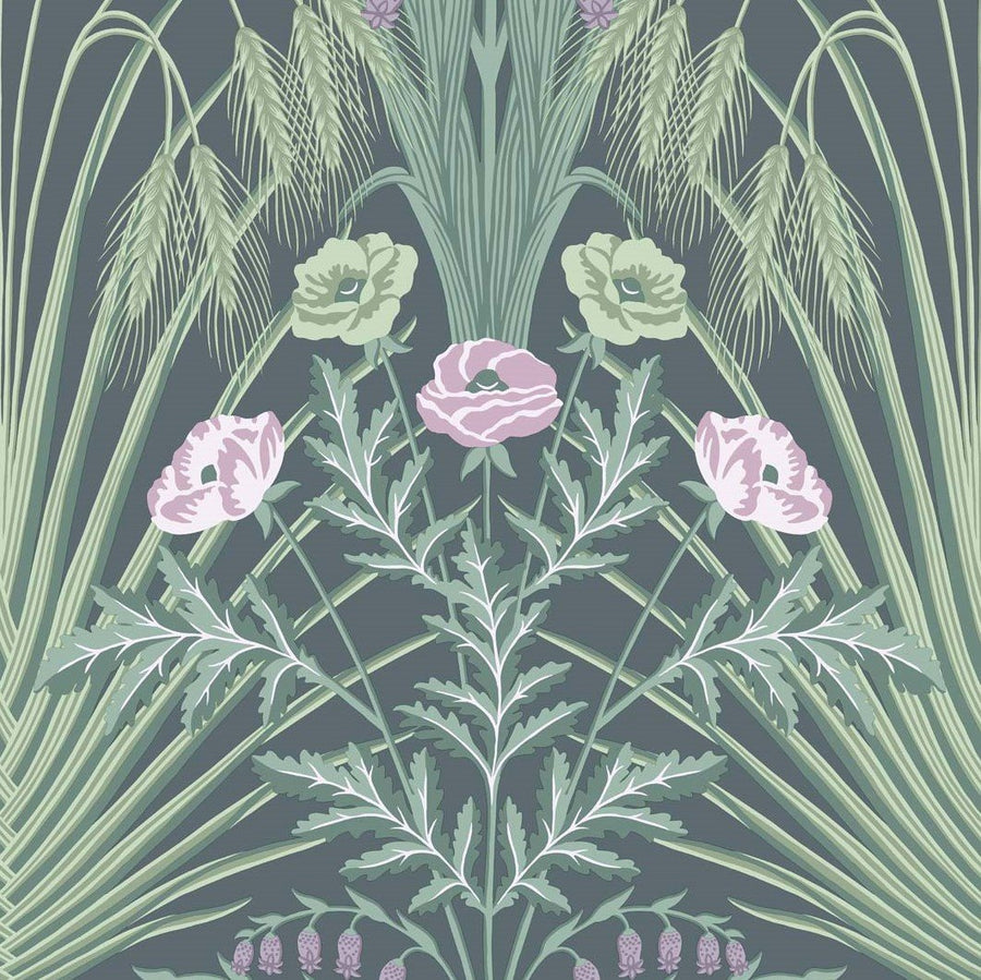 Multicolored on Green