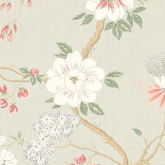 Camellia – Walnut Wallpaper
