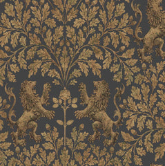 Metallic Antique Gold on Black