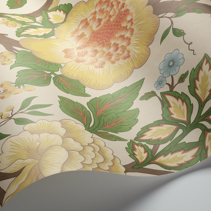 Rouge/Leaf Green on Parchment
