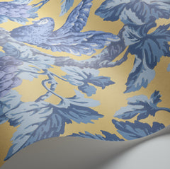 Hyacinth/Lilac/China Blue on Ochre