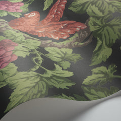 Ruby/Rose/Olive Green on Charcoal