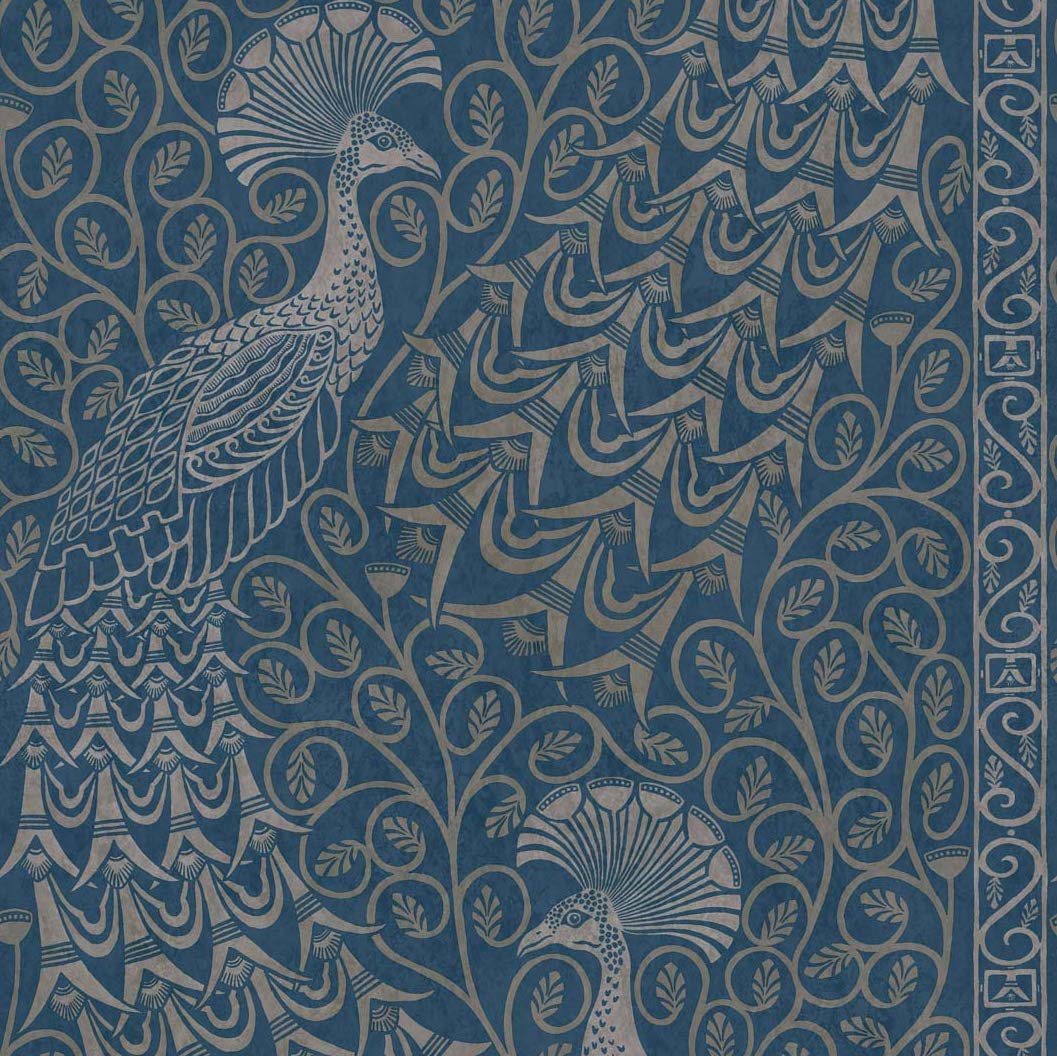 Metallic Silver on Denim