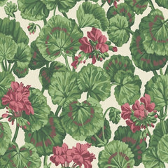 Rose & Forest Green on Parchment