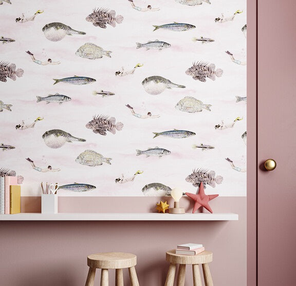 fish wallpaper cole and son