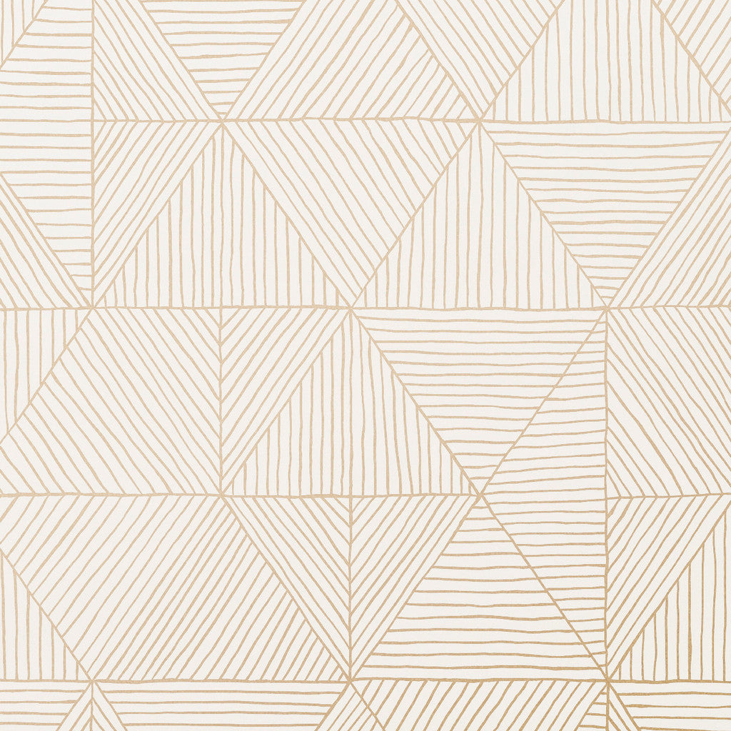 Metallic Gold on Off White