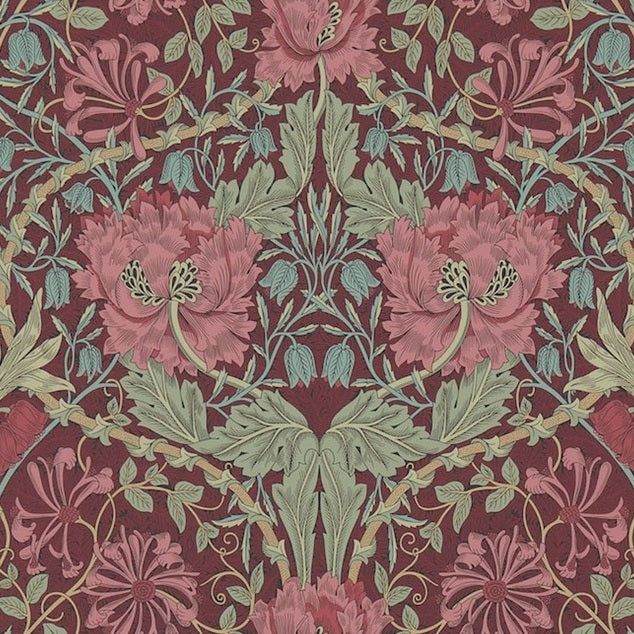 Burgundy/Sage