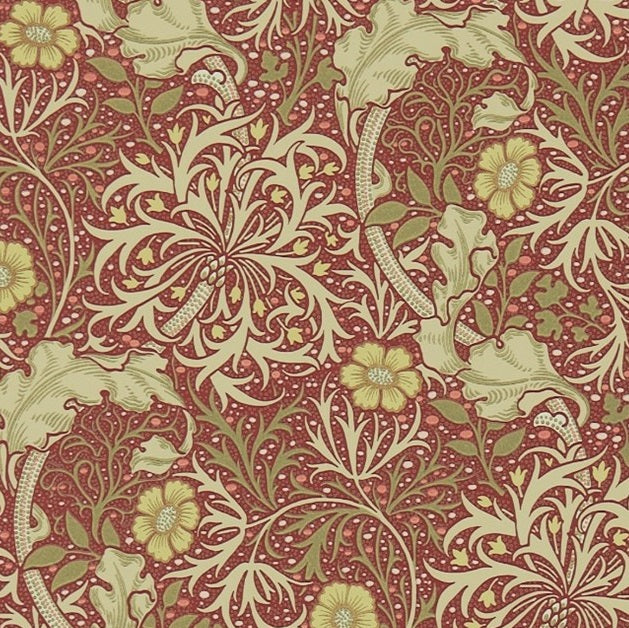 Morris Seaweed – Walnut Wallpaper