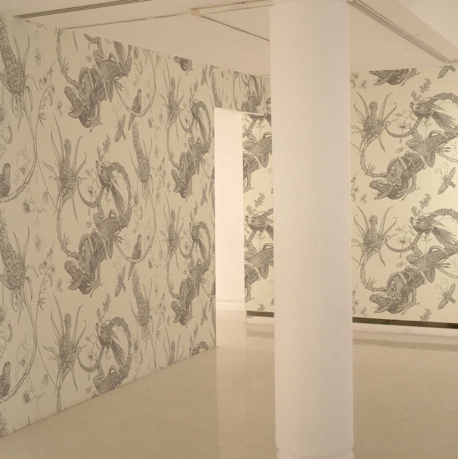 Grey on Ivory